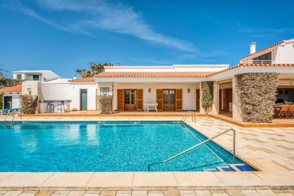 La Calma Espectacular Villa Con Jardin Y Piscina En Menorca S'Algar Eksteriør billede