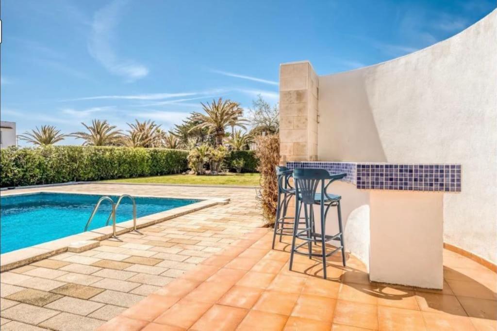 La Calma Espectacular Villa Con Jardin Y Piscina En Menorca S'Algar Eksteriør billede