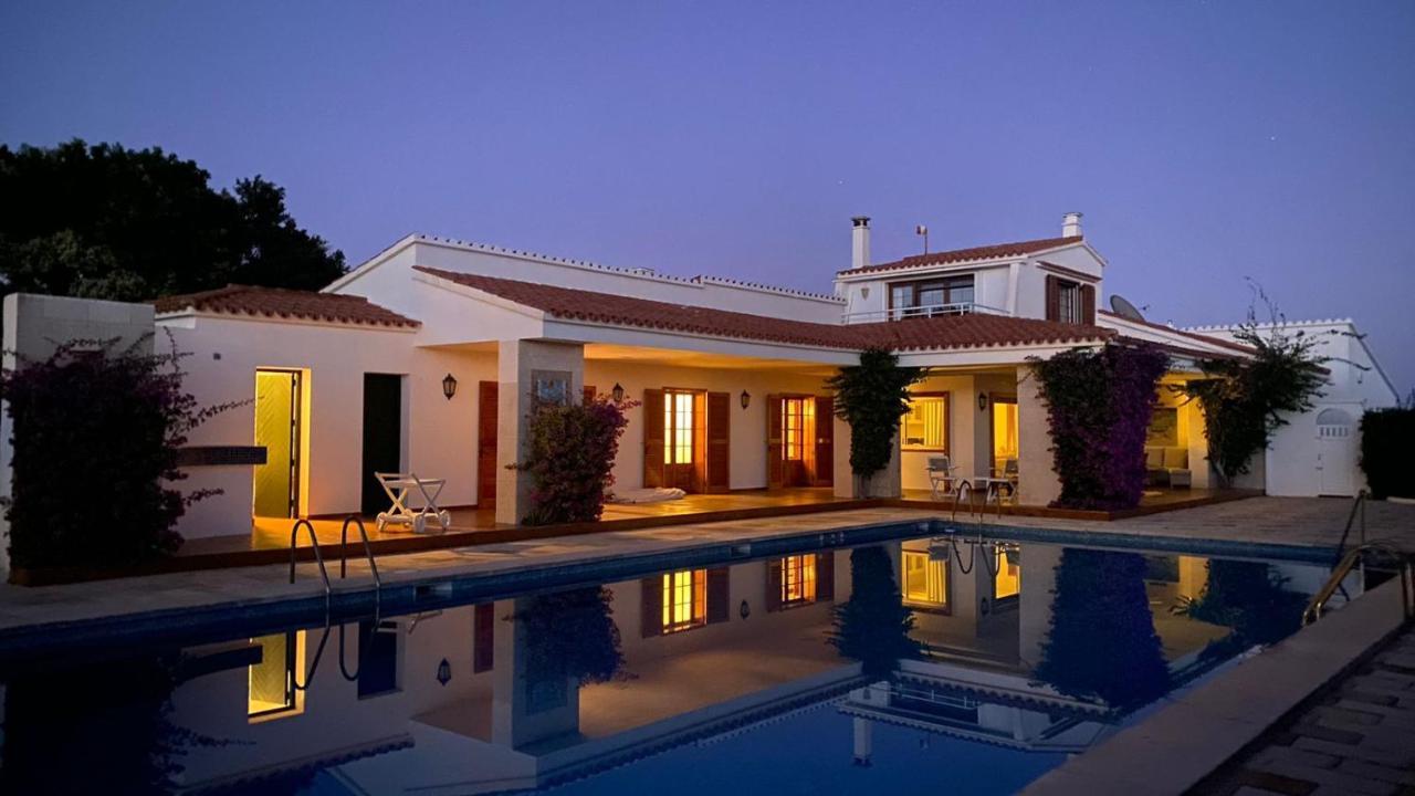 La Calma Espectacular Villa Con Jardin Y Piscina En Menorca S'Algar Eksteriør billede