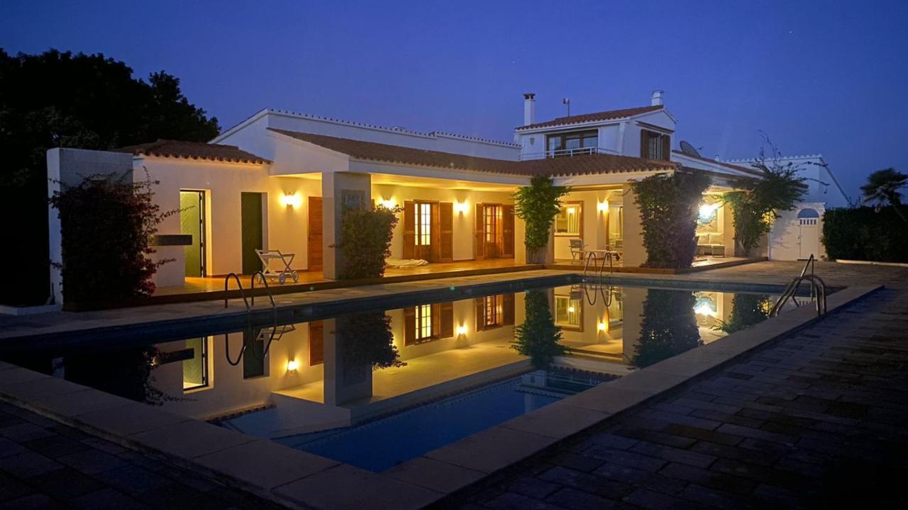 La Calma Espectacular Villa Con Jardin Y Piscina En Menorca S'Algar Eksteriør billede